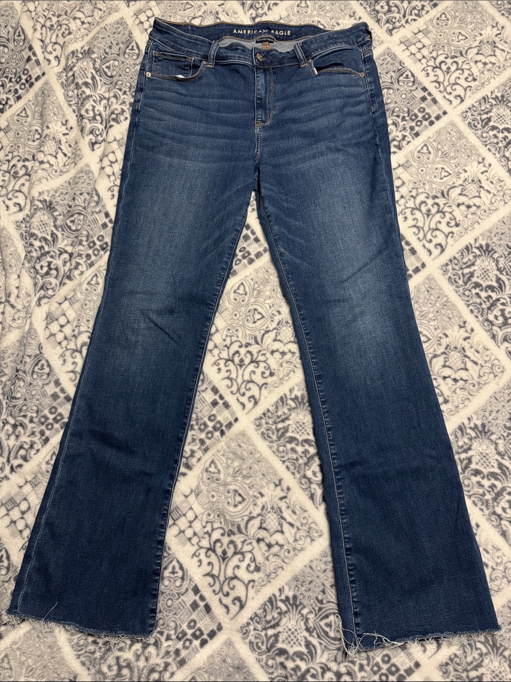 American Eagle Outfitters Women's Dark Blue Skinny Jeans